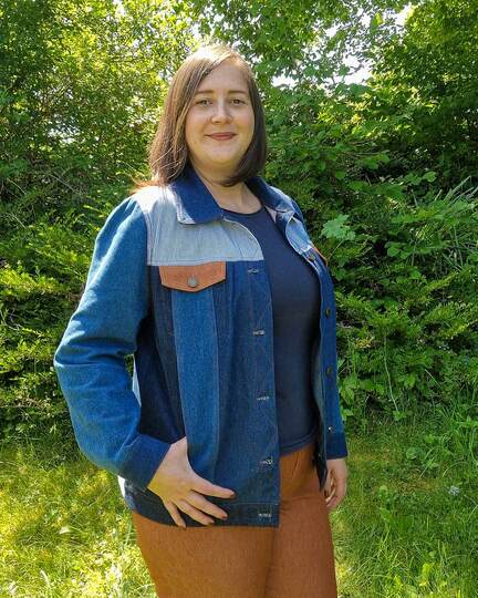 Schnittmuster Jacke Knopf und Kragen Gr. 32 - 62 Damen