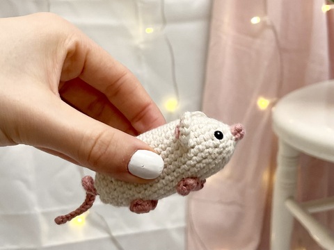 Häkelanleitung kleine Maus | Amigururmi Waldtier Maus