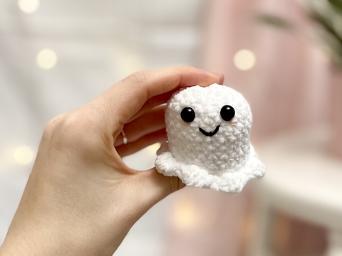 Häkelanleitung kleines Gespenst | Amigurumi Halloween Geist