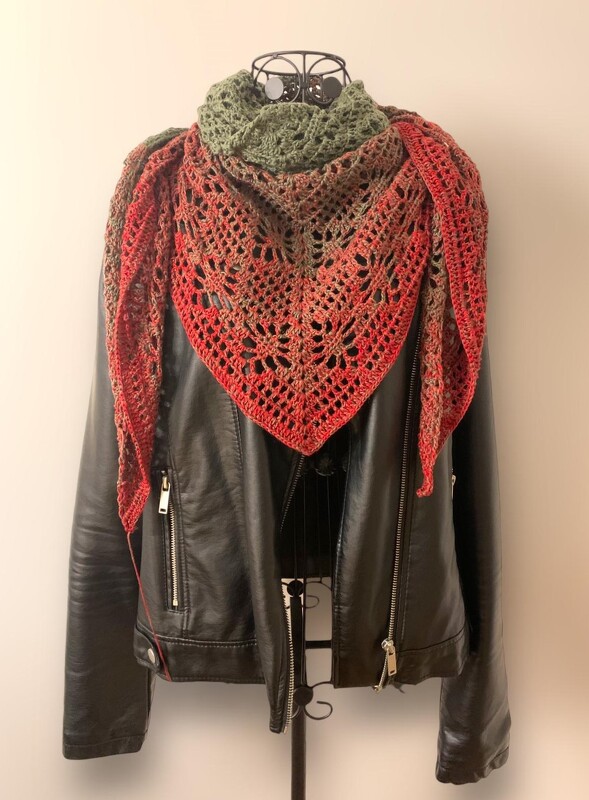 Crochet Pattern Triangular Scarf "Irene" - Image 2