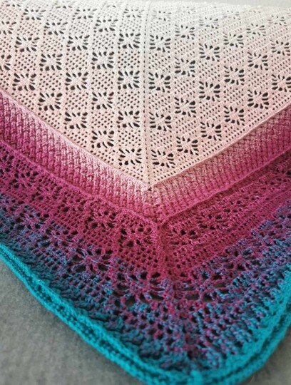 Häkelanleitung Dirndl-Dreieckstuch "Irene"