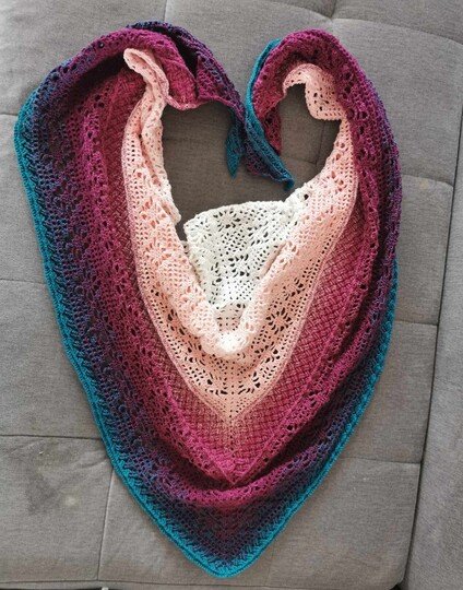 Häkelanleitung Dirndl-Dreieckstuch "Irene"