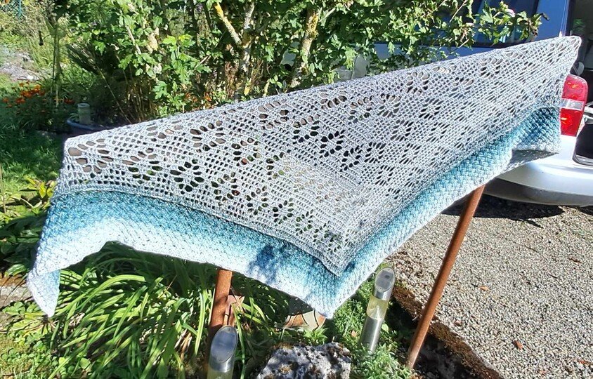 Häkelanleitung Dirndl-Dreieckstuch "Irene"