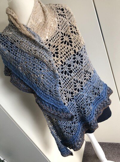 Häkelanleitung Dirndl-Dreieckstuch "Irene"