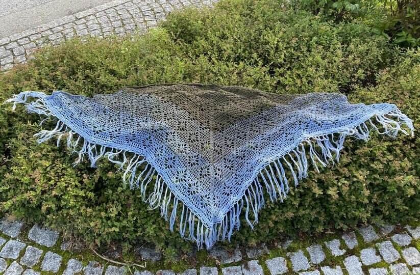 Häkelanleitung Dirndl-Dreieckstuch "Irene"