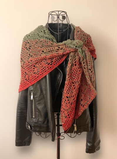 Häkelanleitung Dirndl-Dreieckstuch "Irene"