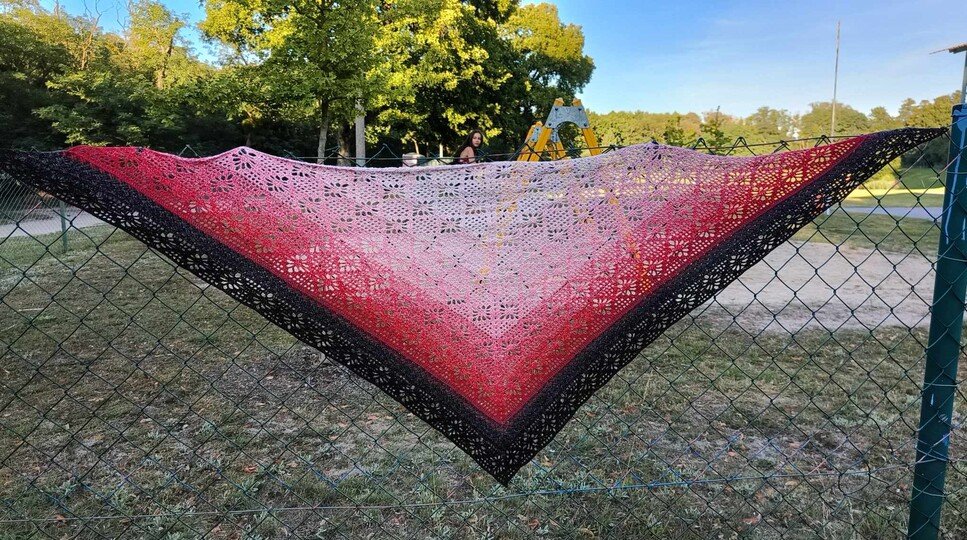 Häkelanleitung Dirndl-Dreieckstuch "Irene"