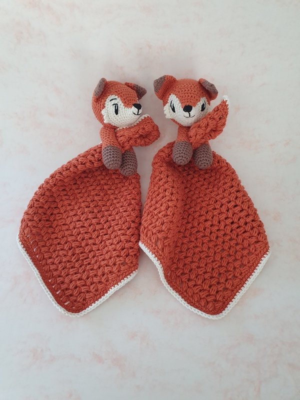 Schmusetuch / Schnuffeltuch: "Schmusefuchs Marley" - Häkelanleitung PDF - Bild 2