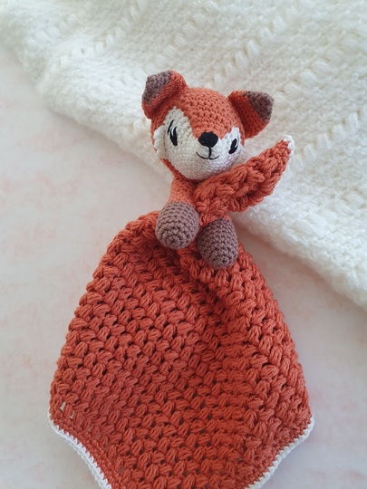 Schmusetuch / Schnuffeltuch: "Schmusefuchs Marley" - Häkelanleitung PDF