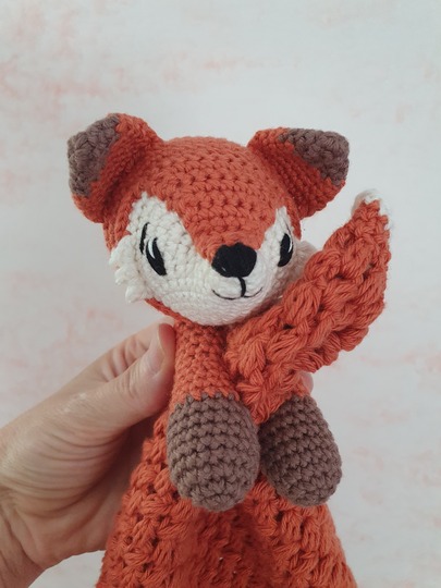 Schmusetuch / Schnuffeltuch: "Schmusefuchs Marley" - Häkelanleitung PDF