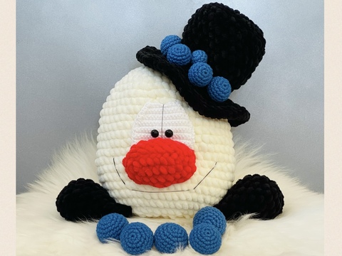 Häkelanleitung Schneeballschlacht