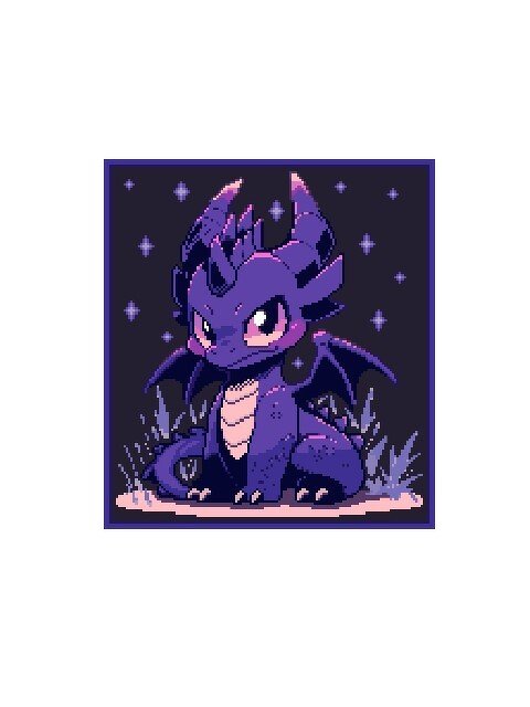 PURPLE DRAGON NIGHT - pattern for c2c crochet blanket - Image 7