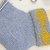 Fisch-Socken mit Double-Face-Umschlag und einfacher Ferse