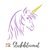 Stickdatei Einhorn stilisiert, Fabelwesen 10x10, digitale Stickvorlage