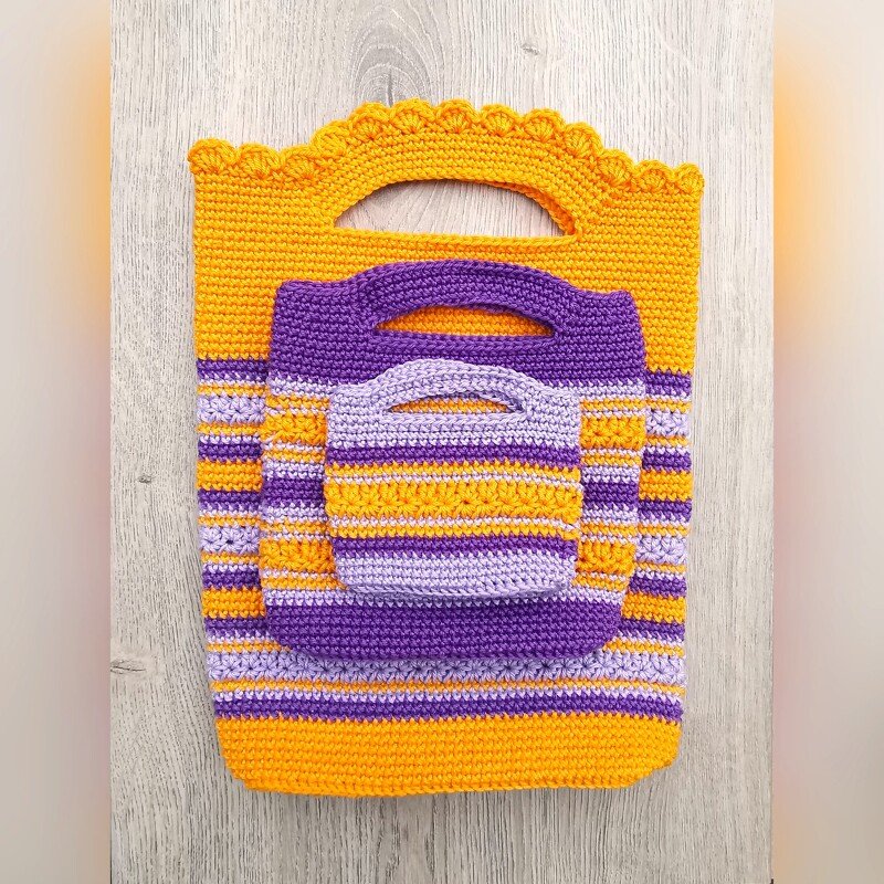 Tote "STARLET" in 3 sizes - crochetpattern - Image 3
