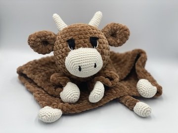 Crochet Pattern - Comforter / Lovey Cow