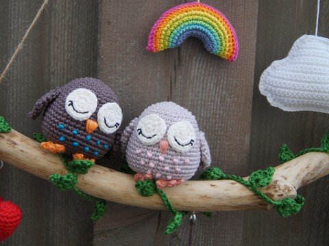 Häkelanleitung Vogel / Eule