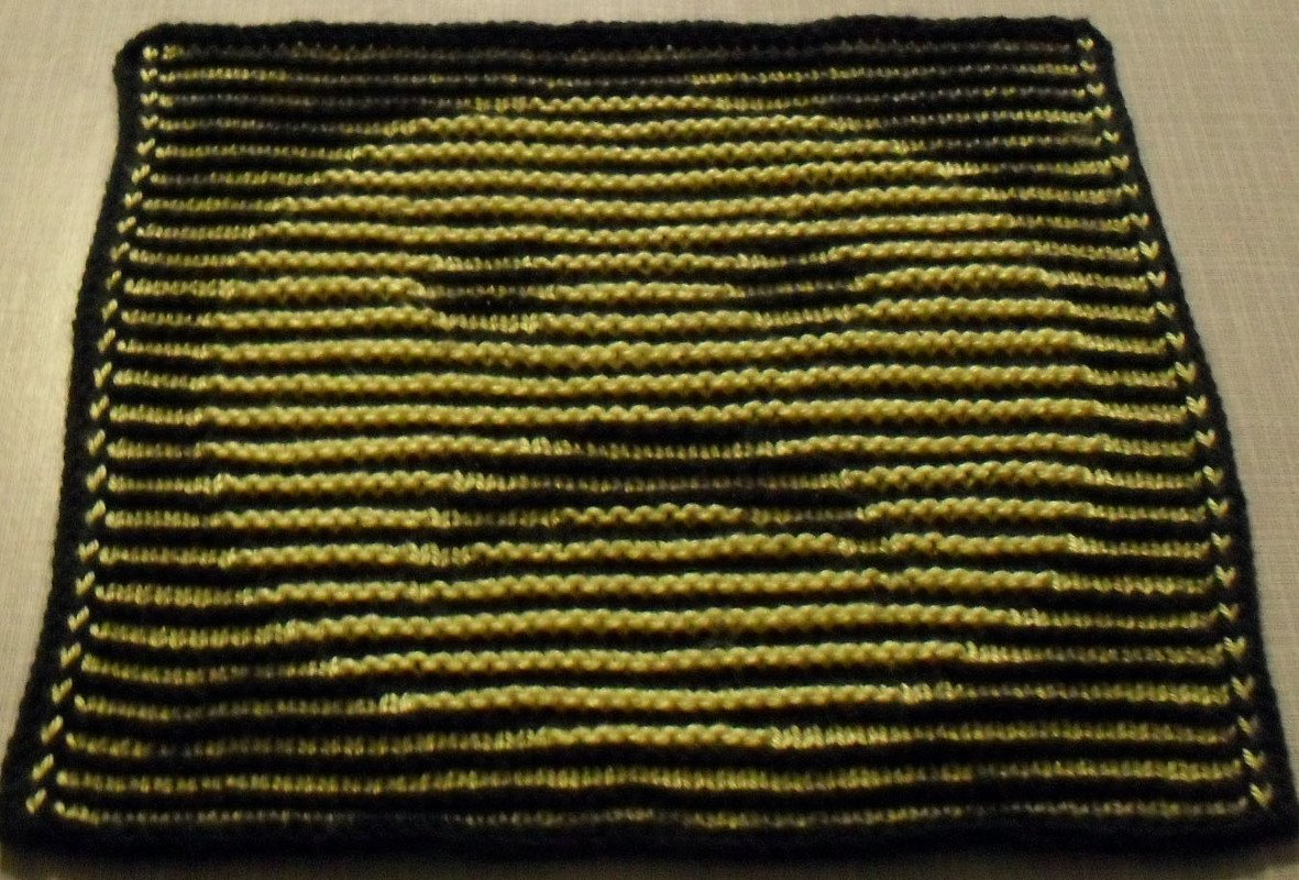 Smiley traurig Spüli in Schattenstricktechnik