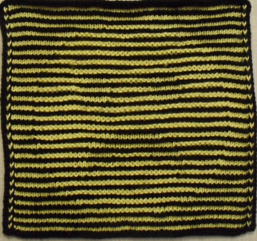 Smiley traurig Spüli in Schattenstricktechnik - Bild 3