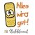 Stickdatei Pflaster, Stickdatei alles wird gut 10x10 Spruch, Stickvorlage