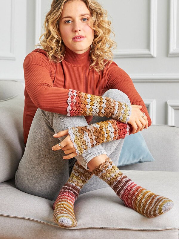 SOCKEN & ARMSTULPEN GEHÄKELT - Bild 4