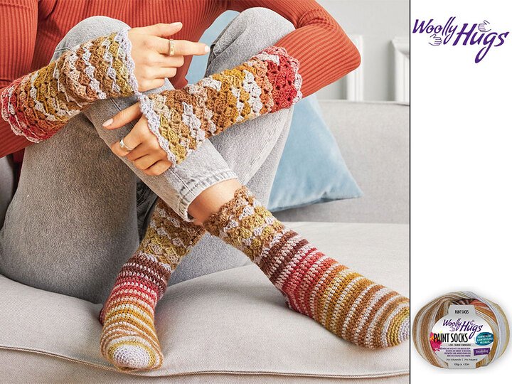 SOCKEN & ARMSTULPEN GEHÄKELT