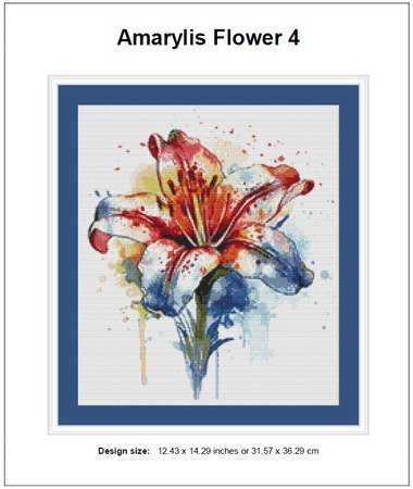 Counted Cross Stitch Pattern PDF. Instant Download. Flowers 