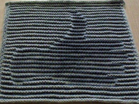 Daumen hoch, Spüli in Schattenstricktechnik