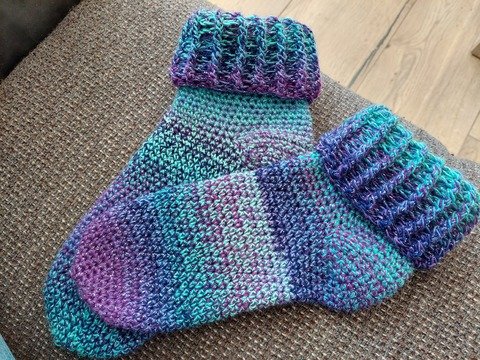 Kuschelsocke / Haussocke Florence