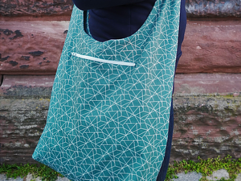 E-Book Hippie-Beutel, Beuteltasche Luna