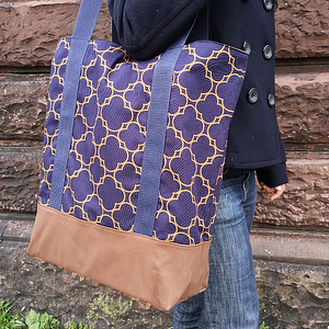 Big Bag Tasche Georg, große Einkaufstasche für Nähanfänger