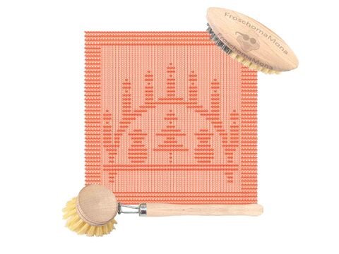 gestricktes Weihnachtsdeckchen Spültuch „ Lichterbogen “ Strickanleitung