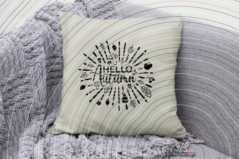 Hello Autumn Plotterdatei SVG DXF