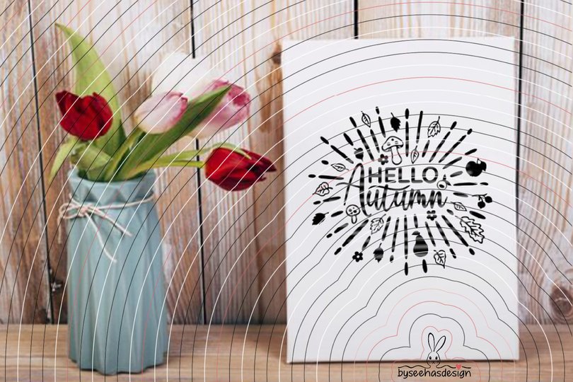 Hello Autumn Plotterdatei SVG DXF