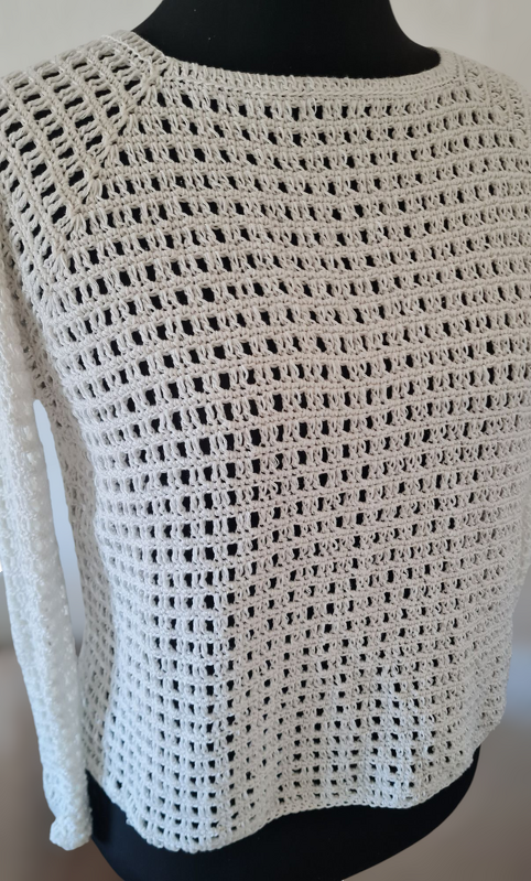 RVO Netzpulli "Little Companion" Häkelanleitung Oversize jede Größe - Bild 6