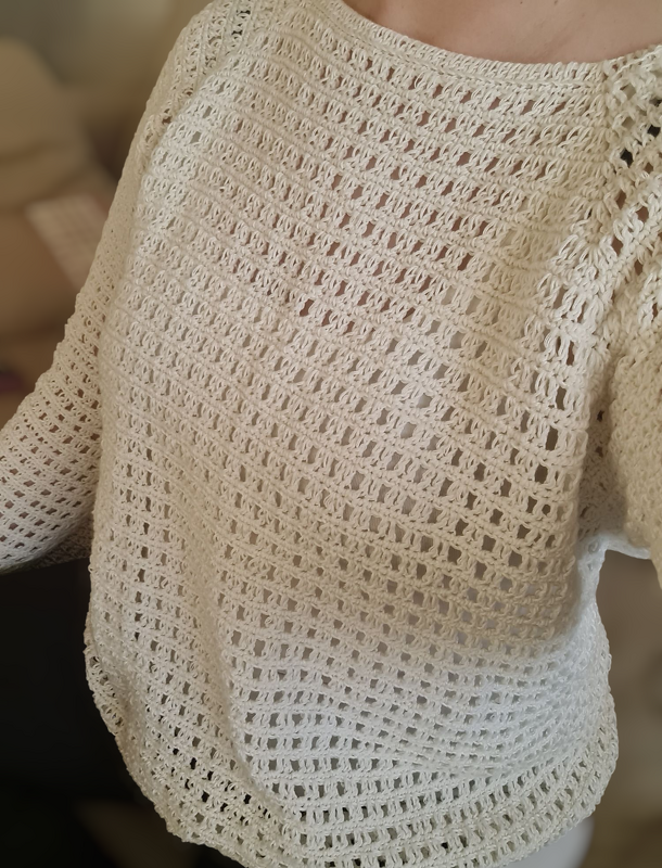 RVO Netzpulli "Little Companion" Häkelanleitung Oversize jede Größe - Bild 9