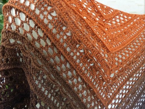 Infinito 9.0 Häkelanleitung für ein Dreieckstuch / Endlostuch