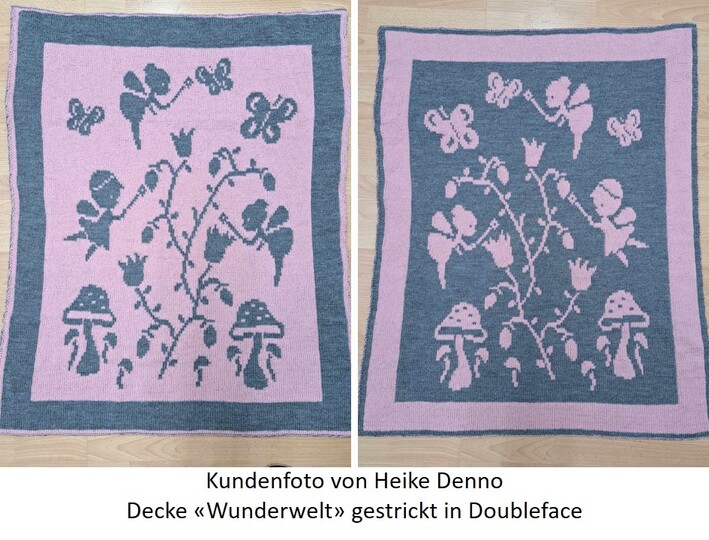 Strickanleitung Babydecke / Kinderdecke "Wunderwelt" - einfach
