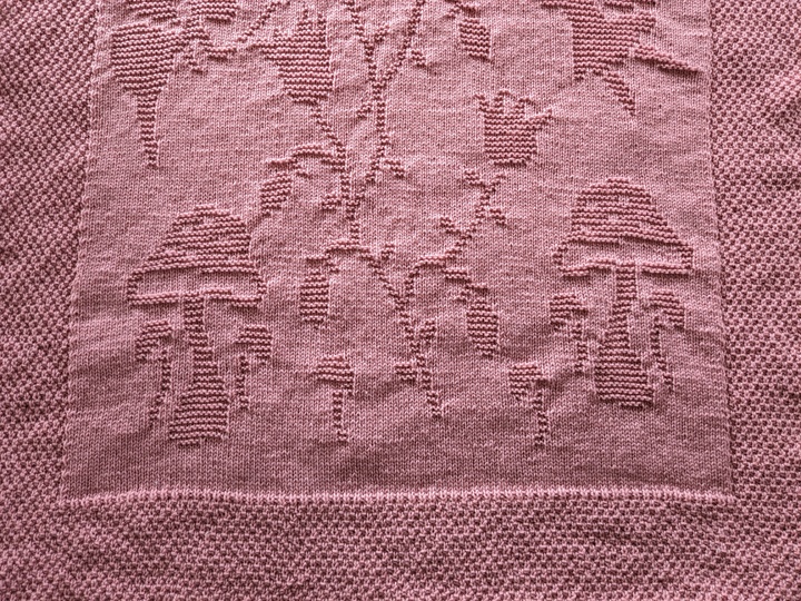 Strickanleitung Babydecke / Kinderdecke "Wunderwelt" - einfach