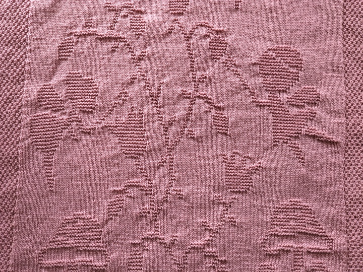 Strickanleitung Babydecke / Kinderdecke "Wunderwelt" - einfach