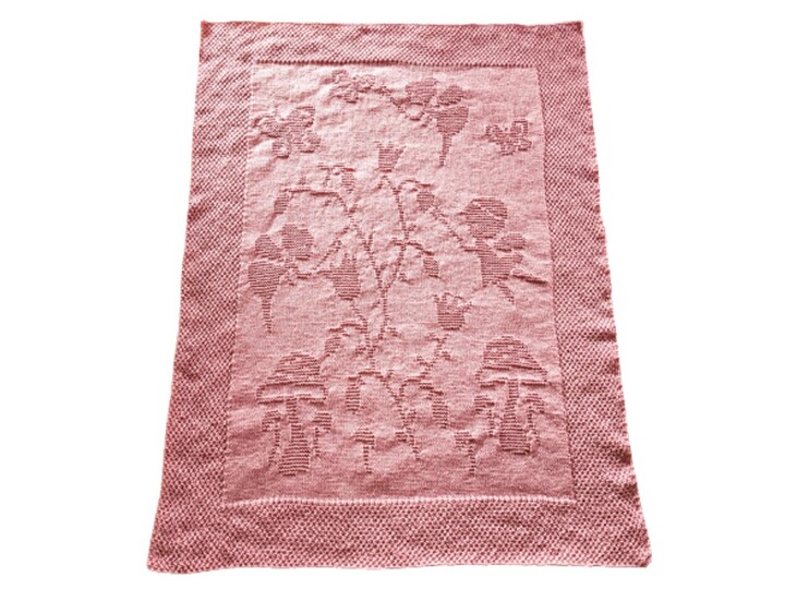Strickanleitung Babydecke / Kinderdecke "Wunderwelt" - einfach