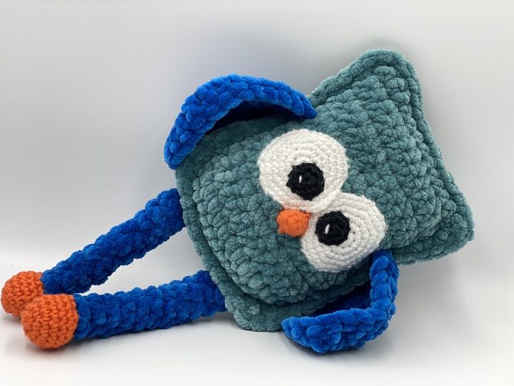 Häkelanleitung - Fluffy Friends - Kuscheltier Eule / Uhu "Ollie"