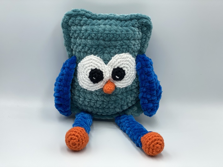 Häkelanleitung - Fluffy Friends - Kuscheltier Eule / Uhu "Ollie"