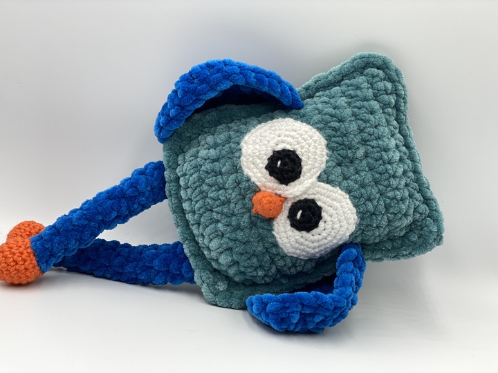 Häkelanleitung - Fluffy Friends - Kuscheltier Eule / Uhu "Ollie"