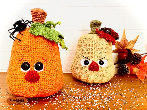 Kürbis Häkelanleitung Amigurumi
