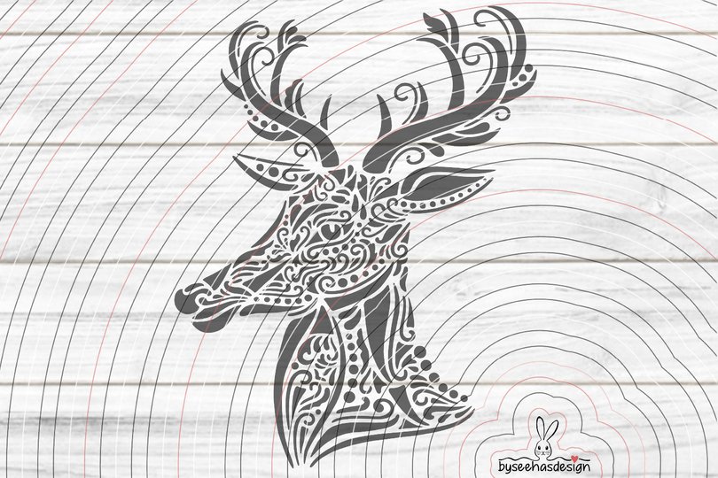 Hirsch Plotterdatei SVG DXF