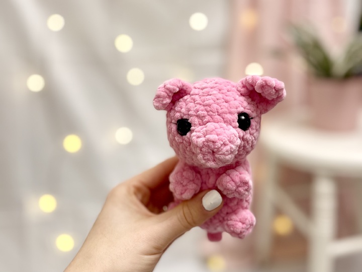 Häkelanleitung Tierbabys Set für Axolotl, Drache, Schwein, Nilpferd