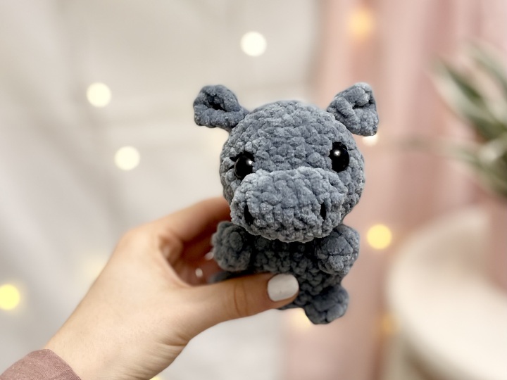 Häkelanleitung Tierbabys Set für Axolotl, Drache, Schwein, Nilpferd