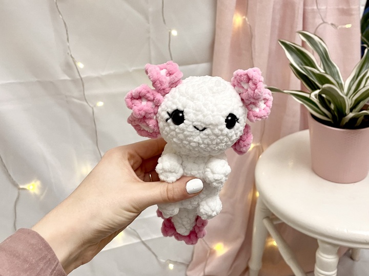 Häkelanleitung Tierbabys Set | Häkelanleitung Axolotl Drache Schwein Hippo