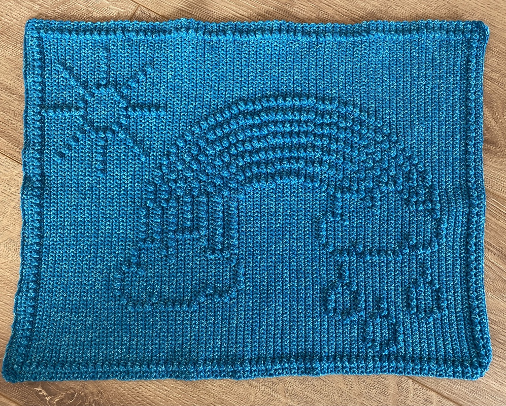 Alternatives Mittelteil Babydecke Großes Glück Wolkenhimmel